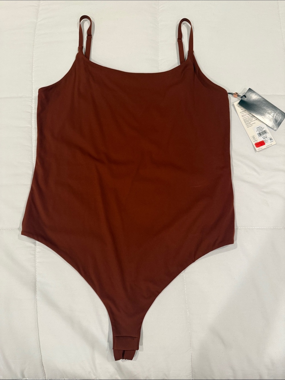 Calia Women’s Sleeveless Brown Bodysuit size L NWT